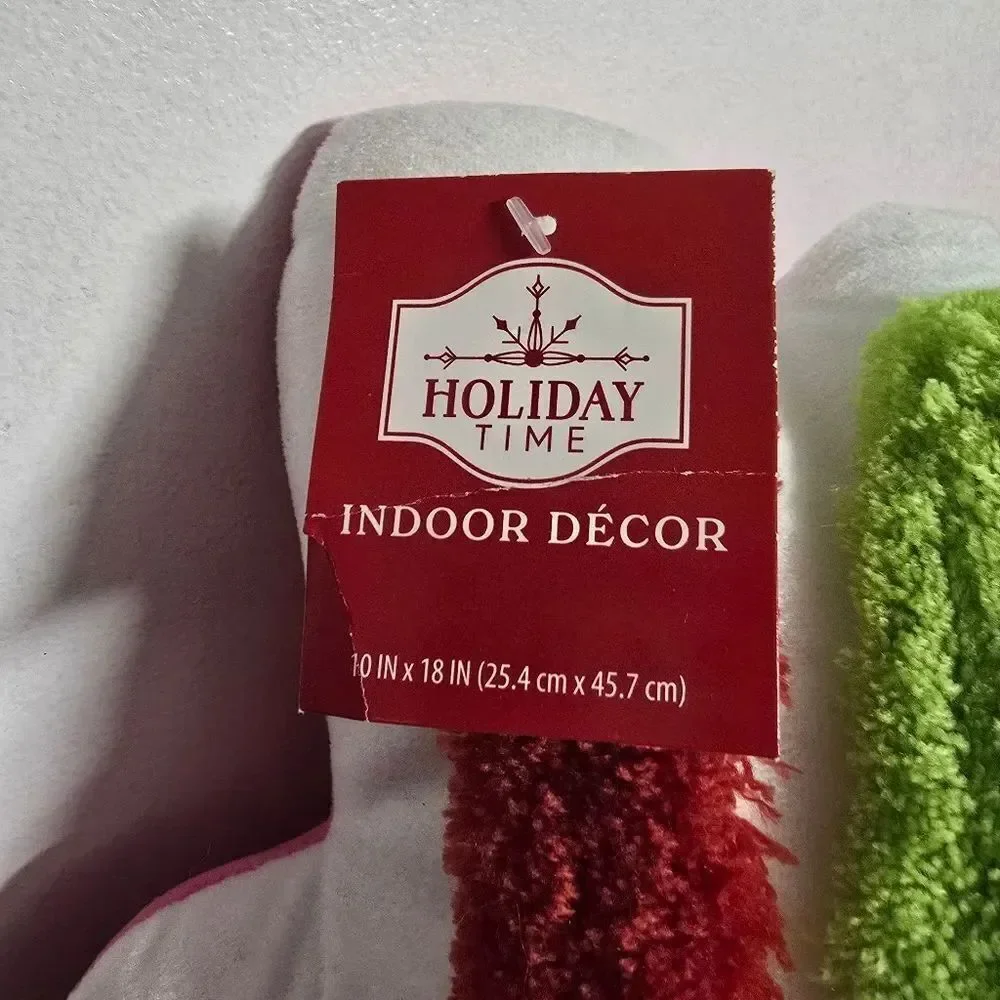 New Holiday Time Embroidered 